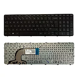 Клавиатура для ноутбука HP Pavilion 15-E 15-N 15T-E с рамкой  Black