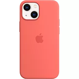 Чохол Apple Silicone Case Full with MagSafe and SplashScreen для Apple iPhone 13  Pink Pomelo