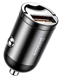 Автомобильное зарядное устройство с быстрой зарядкой Baseus Tiny Star Mini Quick Charge Car (1 USB) 30W Grey (VCHXXU)