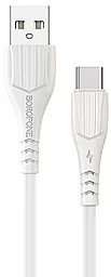 Кабель USB Borofone BX 37 USB Type-C 3A White