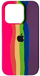 Чехол 1TOUCH Silicone Case Full для Apple iPhone 14 Pro Rainbow 7