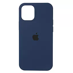 Чехол Silicone Case Full для Apple iPhone 12 Mini Deep Navy
