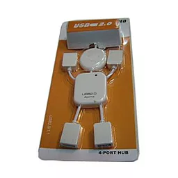 USB-A хаб Lapara LA-UH4372 white - мініатюра 2