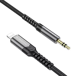 Аудио кабель Borofone BL15 Hi-Sound AUX mini Jack 3.5mm - Lightning M/M Cable 1 м black - миниатюра 3