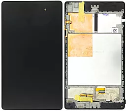 Дисплей для планшета Asus MeMO Pad 7 ME572C, ME572CL + Touchscreen with frame (original) Black