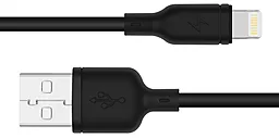 Кабель USB Momax ZERO 2.4A USB Lightning Cable Black - миниатюра 3