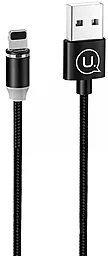 Кабель USB Usams U-Sure Magnetic Lightning Cable Black (US-SJ292)