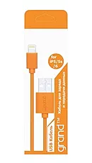 USB Кабель Grand Simple Lightning Cable Orange - мініатюра 3