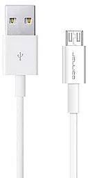 Кабель USB Jellico QS-07 2M micro USB Cable White