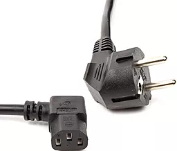 Мережевий кабель PowerPlant CEE 7/7 C13 2M 3x1.5 mm Black (CC360369)
