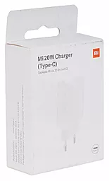 Сетевое зарядное устройство с быстрой зарядкой Xiaomi Original Mi Charger Type-C 20W Original White (AD201EU/BHR4927GL) - миниатюра 5