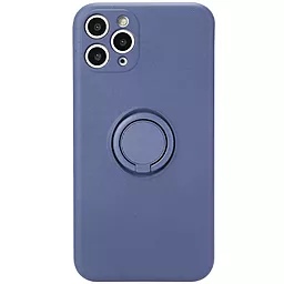 Чехол Epik TPU Candy Ring Full Camera для Apple iPhone 12 Pro Max (6.7")  Серый / Lavender
