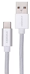 Кабель USB Momax Elite Link Type-C Silver (DTA1S)