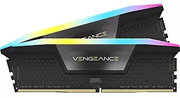 Оперативная память Corsair Vengeance RGB Black DDR5 6400MHz 32GB Kit 2x16GB (CMH32GX5M2B6400C32)