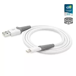 USB Кабель Scosche strikeLINE™ rugged LED Lightning 1.8 м. White (RI3LED6WT) - мініатюра 3
