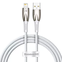 USB PD Кабель Baseus Glimmer Series 20W 2.4A 1M Lightning Cable White