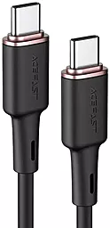 Кабель USB PD AceFast C2-03 60w 3a 1.2 м USB Type-C - Type-C cable black