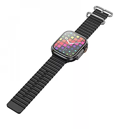 Смарт-годинник Hoco Smart Sports Watch Y12 Ultra (Call Version) Black - мініатюра 3
