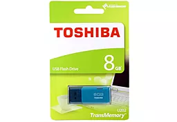 Флешка Toshiba 8 GB U202 Light Blue (THN-U202L0080E4) - мініатюра 2