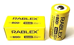Аккумулятор Rablex 16340 800mAh 3.7V Li-ion (56319664) - миниатюра 4