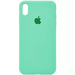 Чехол Silicone Case Full для Apple iPhone X, iPhone XS Spearmint