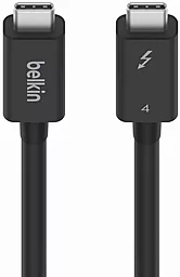 Кабель USB HD/PD Belkin 100W 40Gbps 2M USB Type-C Thunderbolt 4 Cable Black (INZ002BT2MBK) - миниатюра 3