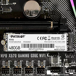 SSD Накопитель Patriot P310 480 GB (P310P480GM28) - миниатюра 6