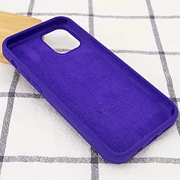 Чехол Silicone Case Full для Apple iPhone 14 Pro Max Ultra Violet - миниатюра 3