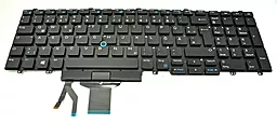 Клавіатура для ноутбуку Dell Latitude E5550 E5570 eng без рамки чорна