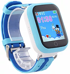 Смарт-часы Smart Baby Q100-S (Q750, GW200S) GPS-Tracking, Wifi Watch (Blue) - миниатюра 2