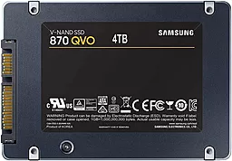 SSD Накопитель Samsung 870 QVO 4 TB (MZ-77Q4T0BW) - миниатюра 5