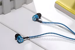 Наушники Miracase Zipper In-ear (ME801) Blue - миниатюра 3