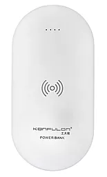 Повербанк Konfulon LP9273 Wireless 8000 mAh White - миниатюра 2