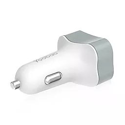 Автомобильное зарядное устройство Yoobao Quatro USB Car Charger 4.8A Grey (YB206) - миниатюра 3