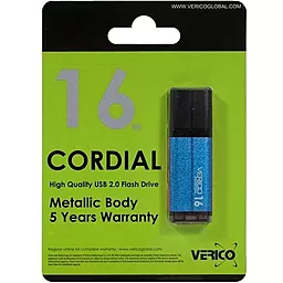 Флешка Verico USB 16Gb Cordial (1UDOV-MFSEG3-NN) SkyBlue - миниатюра 2
