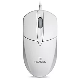 Компьютерная мышка REAL-EL RM-211 USB White