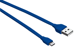 Кабель USB Trust Urban Revolt micro USB Cable 1m Blue - миниатюра 4