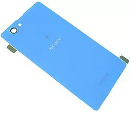 Задняя крышка корпуса Sony Xperia Z1 Compact D5503 со стеклом камеры Blue