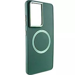 Чехол Epik Bonbon Metal Style with MagSafe для Samsung Galaxy S24 Ultra Army Green