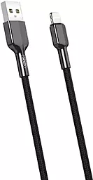 Кабель USB XO NB182 2.4A Lightning Cable Black