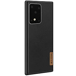 Чехол G-Case Sheep Skin Dark Series для Samsung Galaxy S20 Ultra Черный - миниатюра 2