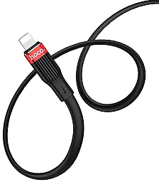Кабель USB Hoco U72 Forest Silicone Lightning Cable Black - миниатюра 2