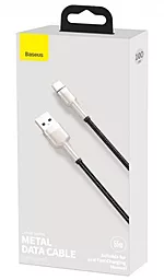 Кабель USB Baseus Cafule Series Metal 66w 6a USB Type-C cable black/silver (CAKF000101) - миниатюра 7