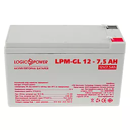Аккумуляторная батарея Logicpower 12V 7.5 Ah (LPM-GL 12 - 7.5 AH) GEL