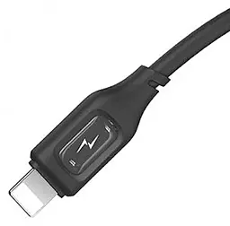 Кабель USB Usams US-SJ618 12w 2.4a Lightning cable black - миниатюра 3