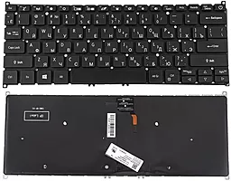 Клавиатура для ноутбука Acer Aspire SF514-56 без рамки Black