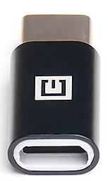 Адаптер-перехідник REAL-EL M-F USB Type-C -> micro USB Black (EL123500018) - мініатюра 2