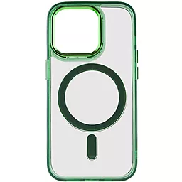 Чехол Epik Iris with MagSafe для Apple iPhone 13 Pro Max Green