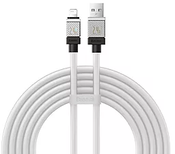 Кабель USB Baseus CoolPlay Series 12w 2.4a 2m Lightning cable white (CAKW000502)