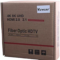 Видеокабель Viewcon AOC HDMI M->M 8К 120 Hz 30M Black (MYOF12-30M) - миниатюра 5